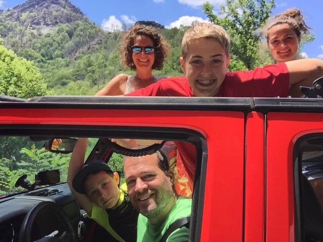 Matt Brown and family